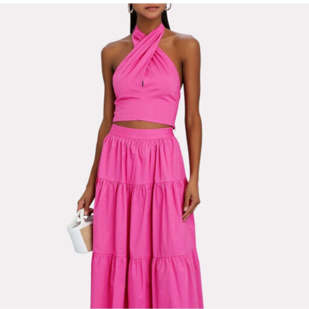 Staud Kai top in pink